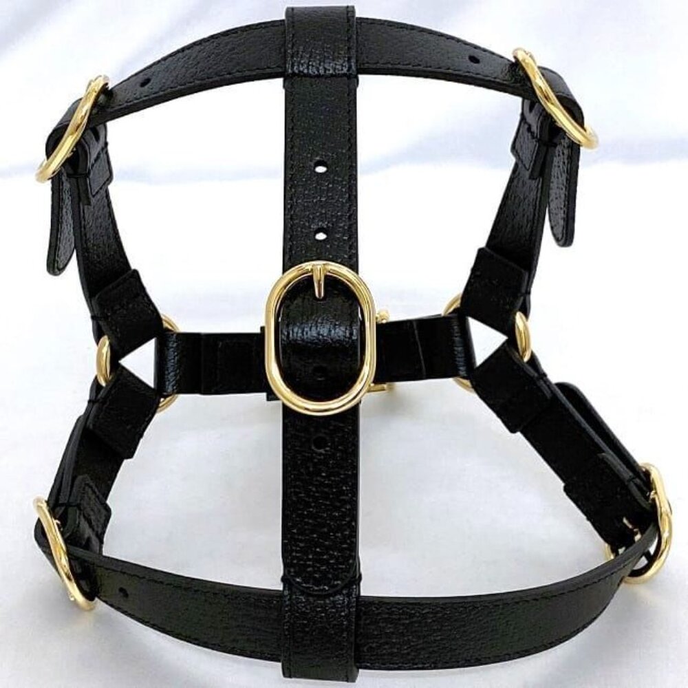 Gucci Harness Black Interlocking Never - image 4